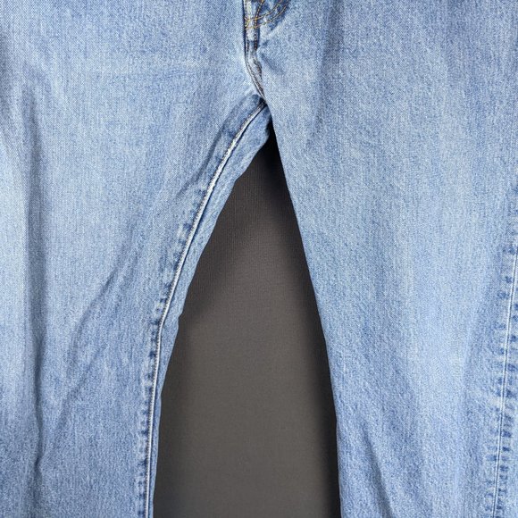 Levis Jeans Men 38x30 501 Blue Denim Original Fit Light Fade Retro Country Pants - Picture 3 of 16